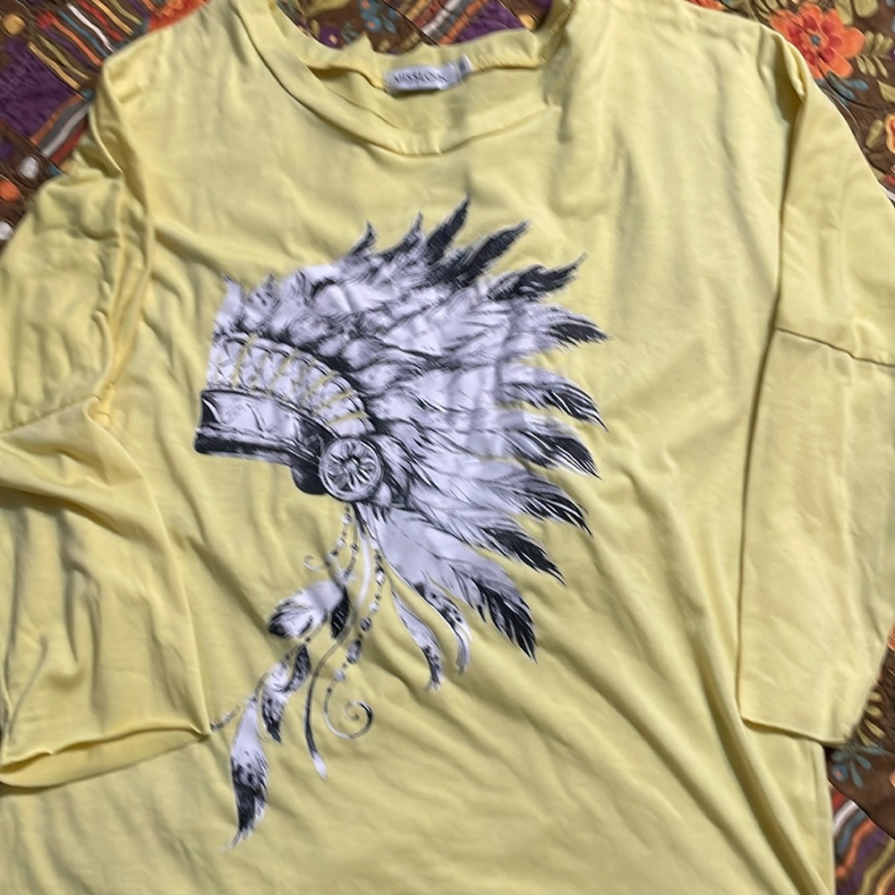 Yellow shirt